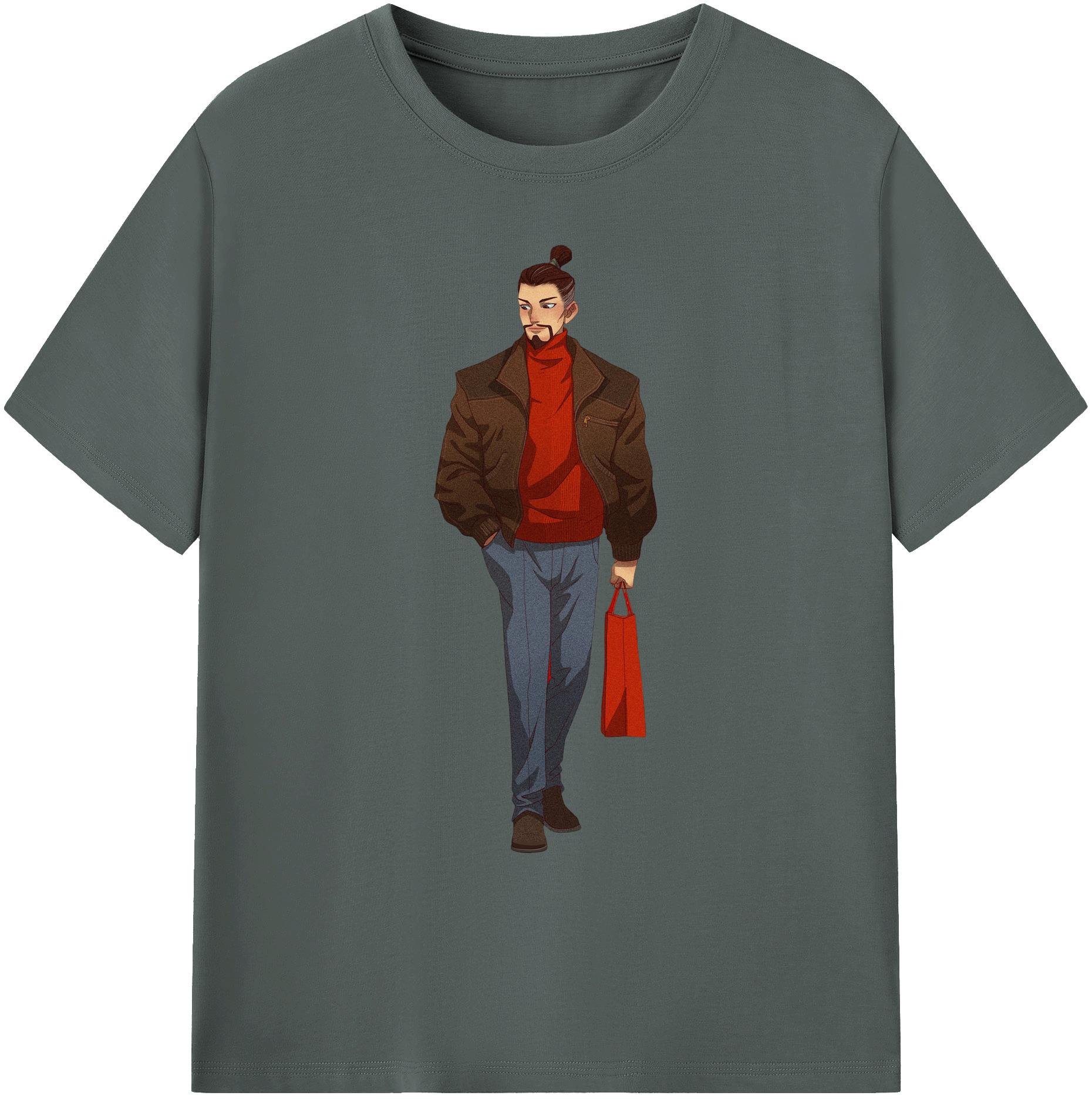 （画像用） Ne Zha 2 ナタ 魔童の大暴れ 綿100％ メンズ半袖Tシャツ｜肌触りやわらか＆通気性